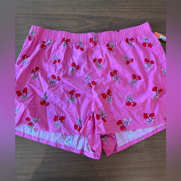 Brand new cherry boxer lounging shorts by Colsie - Picture 1 of 7